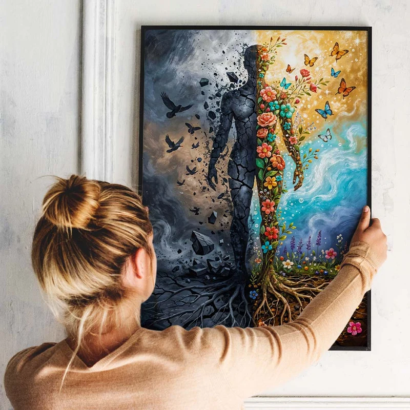 5D Diamond Painting – Dualität des Lebens