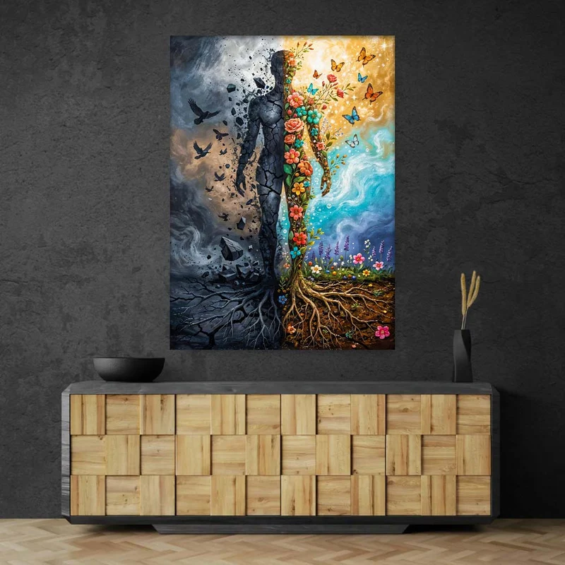 5D Diamond Painting – Dualität des Lebens