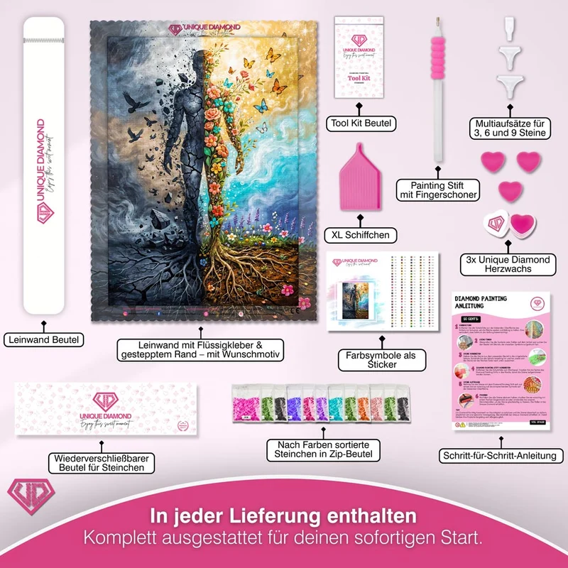 5D Diamond Painting – Dualität des Lebens