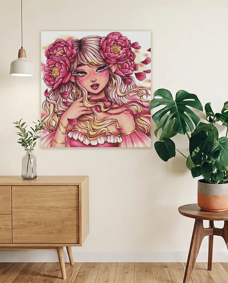 Diamond Painting - Yaroslava Guskova - Peony Elf