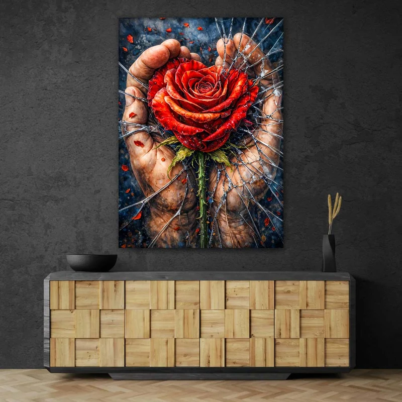 5D Diamond Painting – Fragile Love