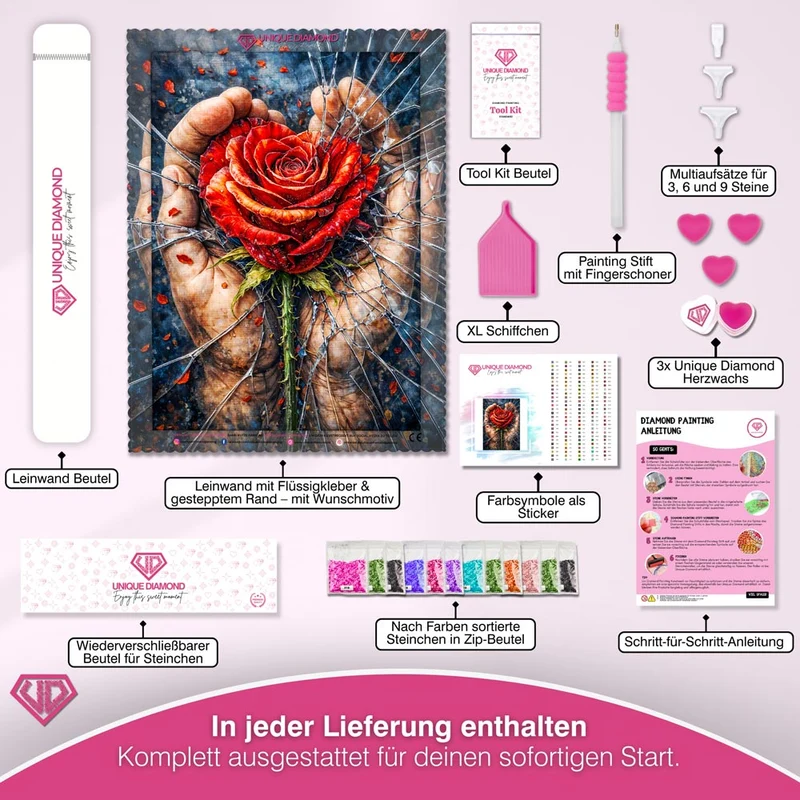 5D Diamond Painting – Fragile Love