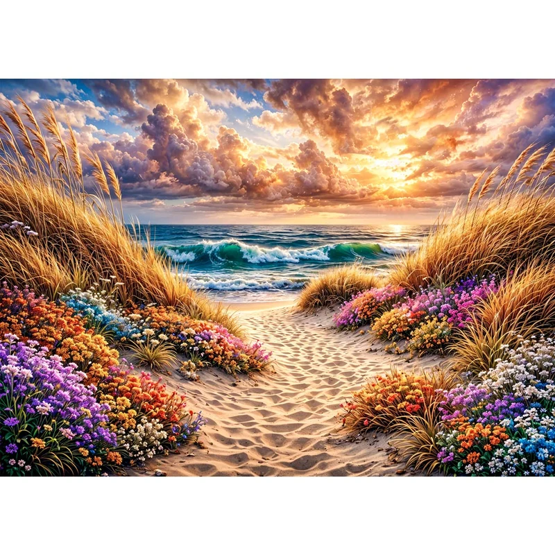 5D Diamond Painting – Sunset Shores