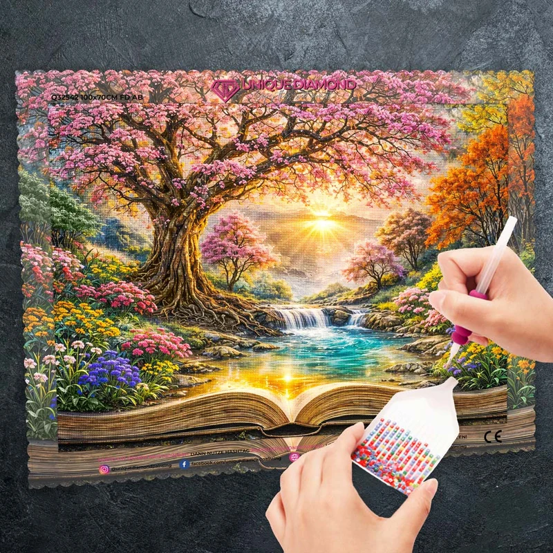 5D Diamond Painting – Enchanted Blossom Book