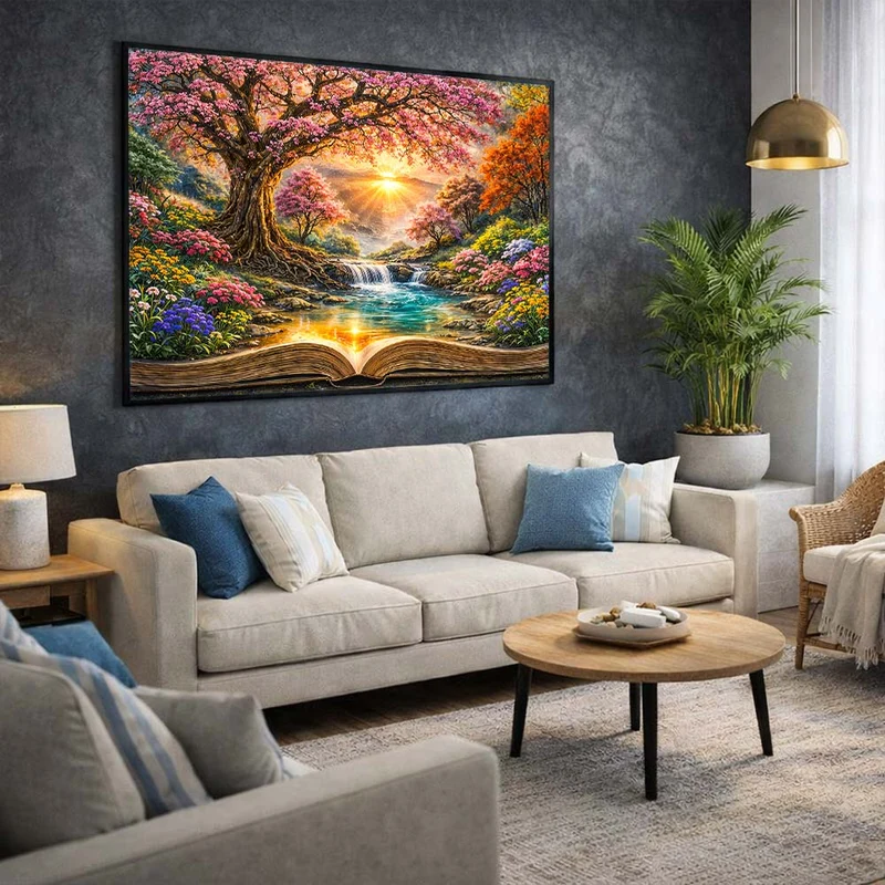 5D Diamond Painting – Enchanted Blossom Book