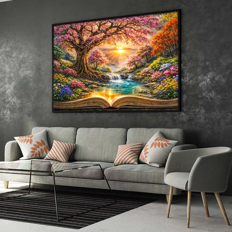 5D Diamond Painting – Enchanted Blossom Book