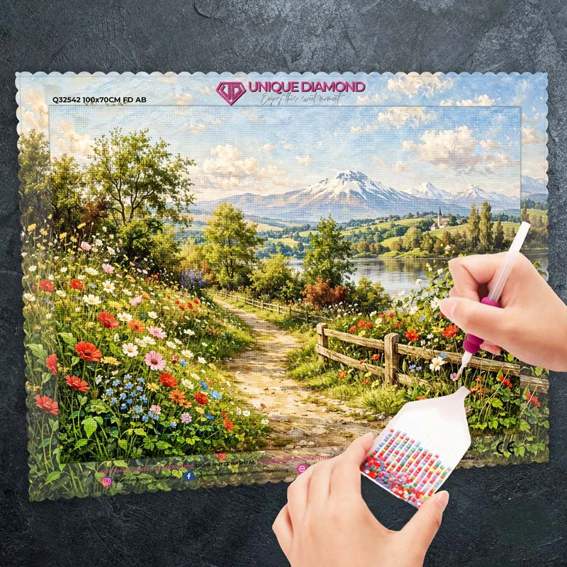 5D Diamond Painting – Path of Serenity