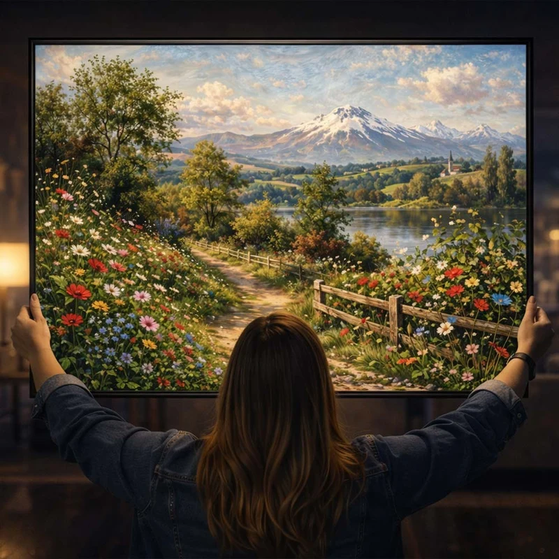 5D Diamond Painting – Path of Serenity