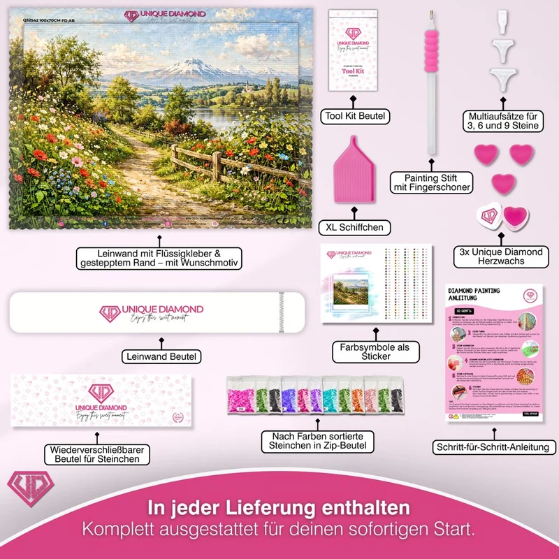 5D Diamond Painting – Path of Serenity