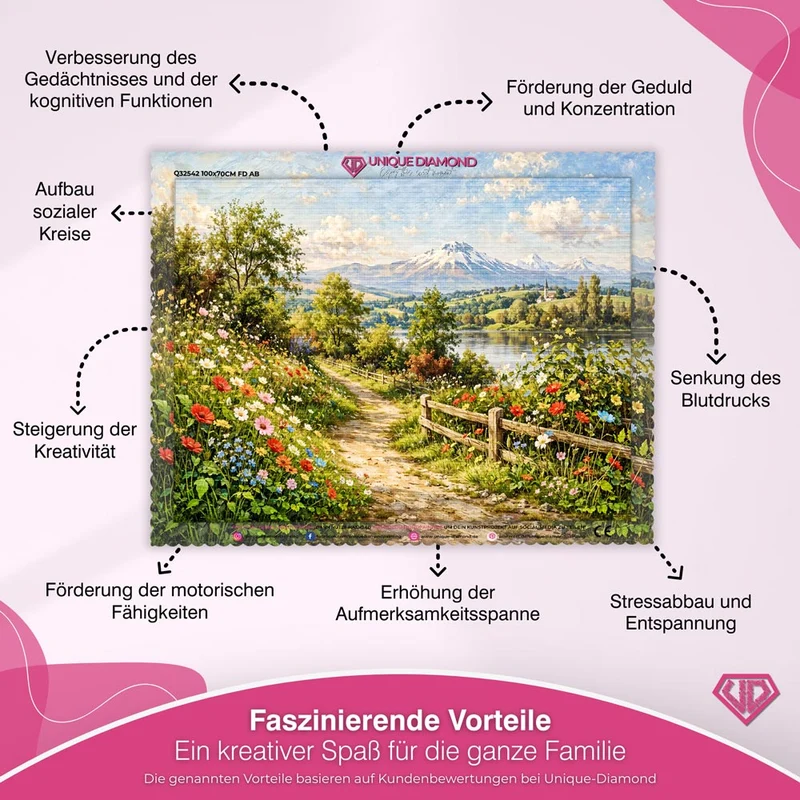 5D Diamond Painting – Path of Serenity