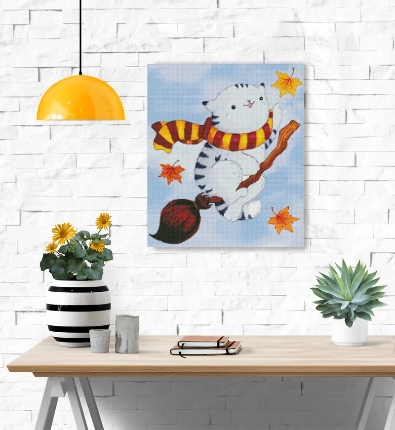 Diamond Painting - alliot_art - Purrfect Little Wizard