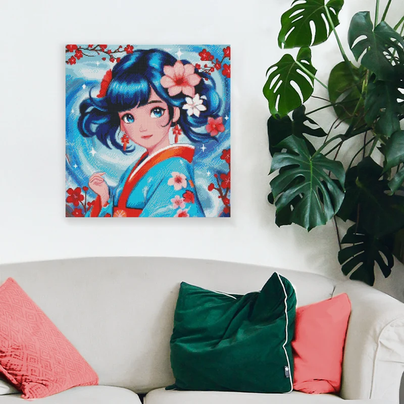 Diamond Painting - Chi_Chibi - Kanagawa wave girl
