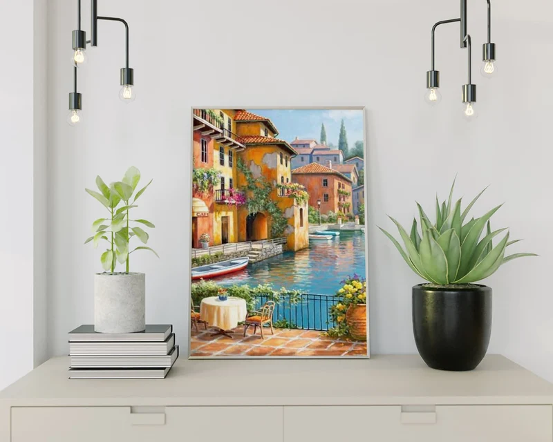 Diamond Painting Schöne Stadt