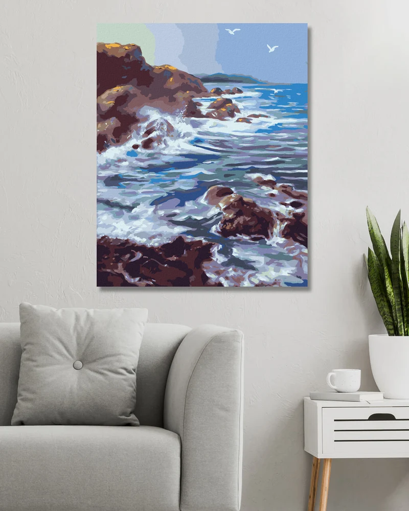 Diamond painting - KÜSTE (D. RUSTY RUST)