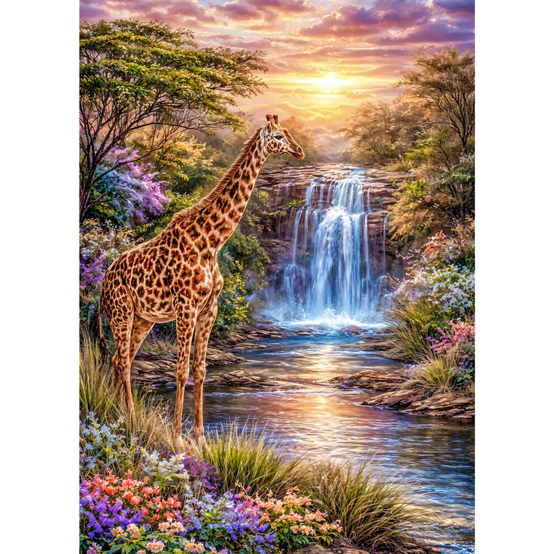 5D Diamond Painting – Serengeti Serenity