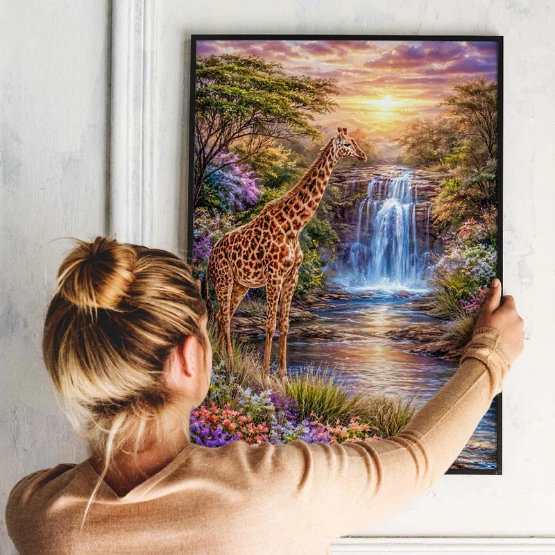 5D Diamond Painting – Serengeti Serenity