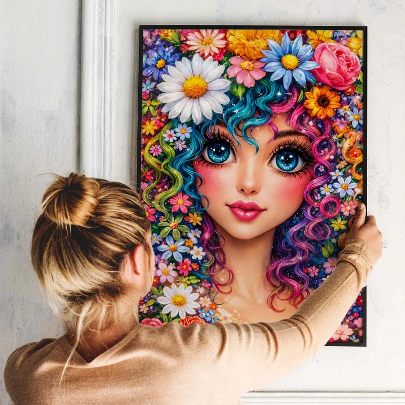 5D Diamond Painting – Blossom Dream Girl