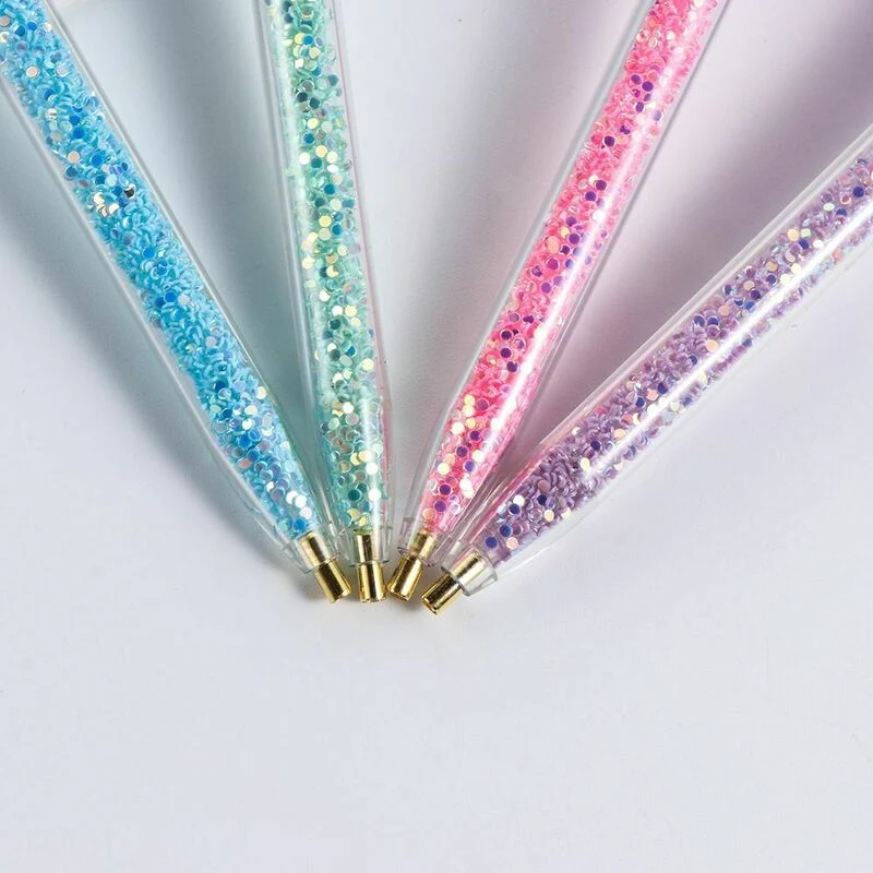 Diamond Painting Glitzerstift mit Haarkugel 4 Farben Zubehör