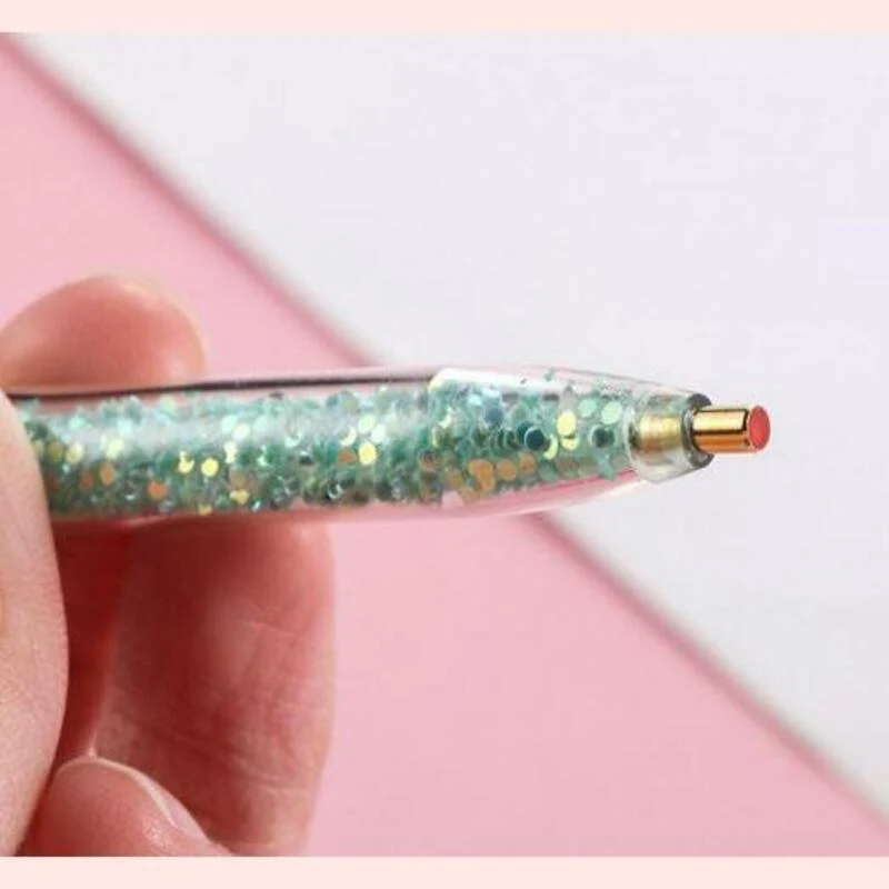 Diamond Painting Glitzerstift mit Haarkugel 4 Farben Zubehör