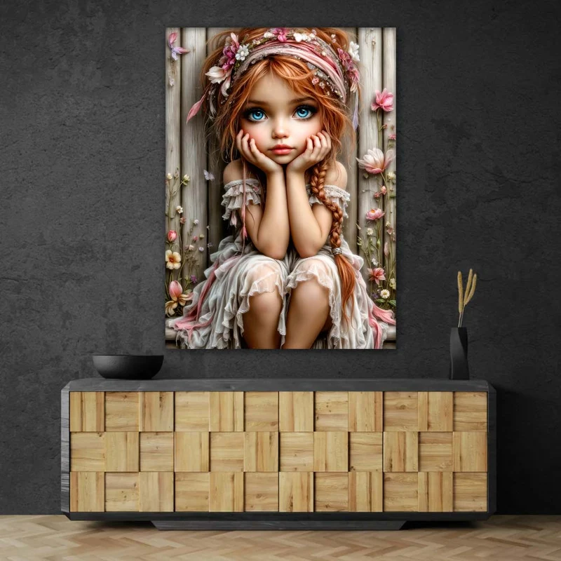 5D Diamond Painting – Träumerei im Blütenzauber
