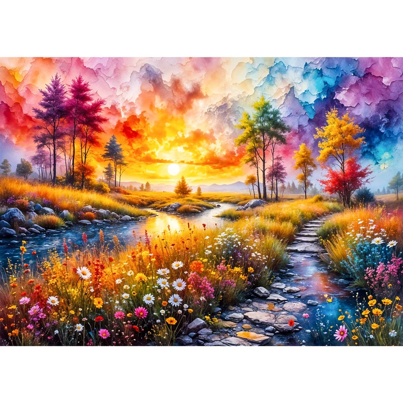 5D Diamond Painting – Farben des Himmels