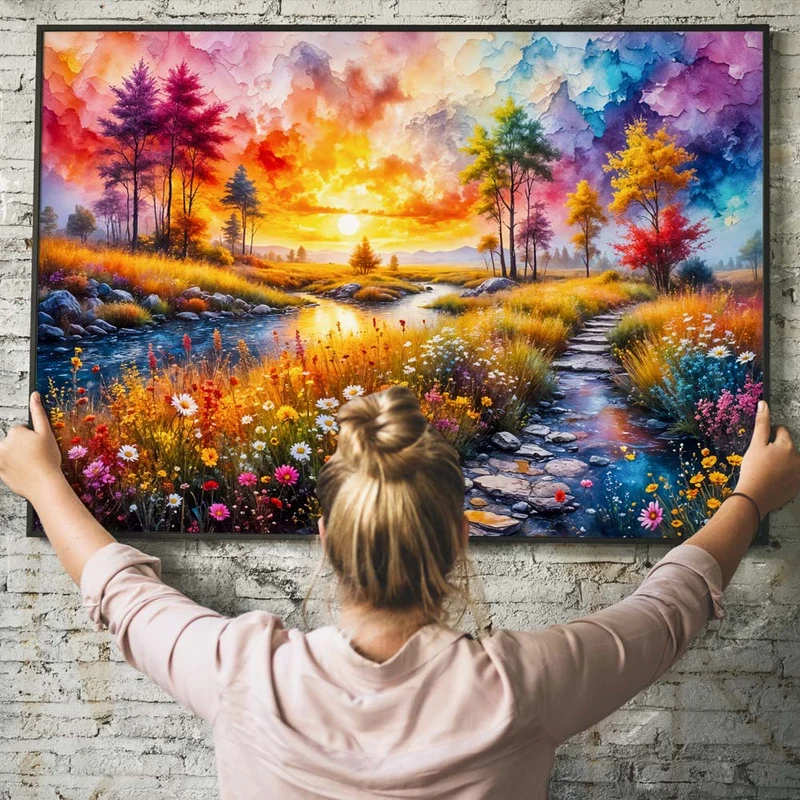 5D Diamond Painting – Farben des Himmels
