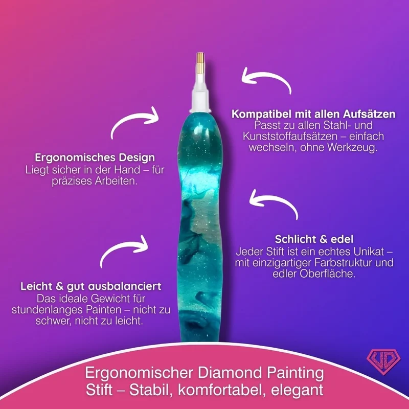 Diamond Painting Ergonomischer Premium-Stift – Arctic Dream