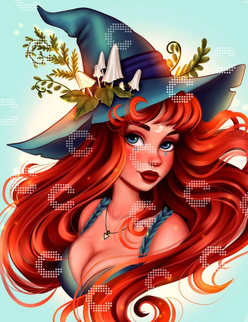 Diamond Painting - Vivian - Charming Witch