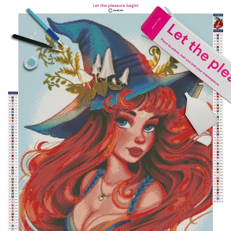 Diamond Painting - Vivian - Charming Witch