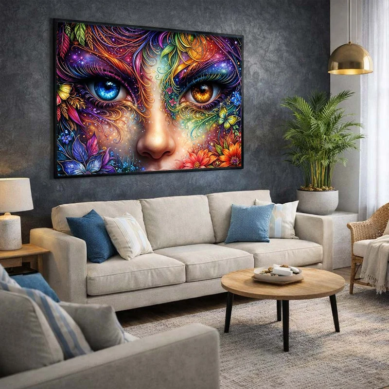 5D Diamond Painting – Cosmic Bloom