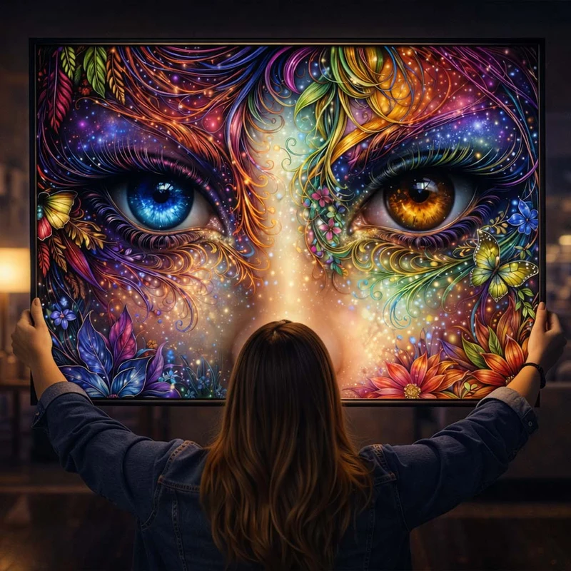 5D Diamond Painting – Cosmic Bloom