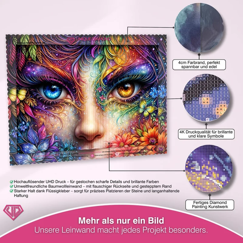 5D Diamond Painting – Cosmic Bloom