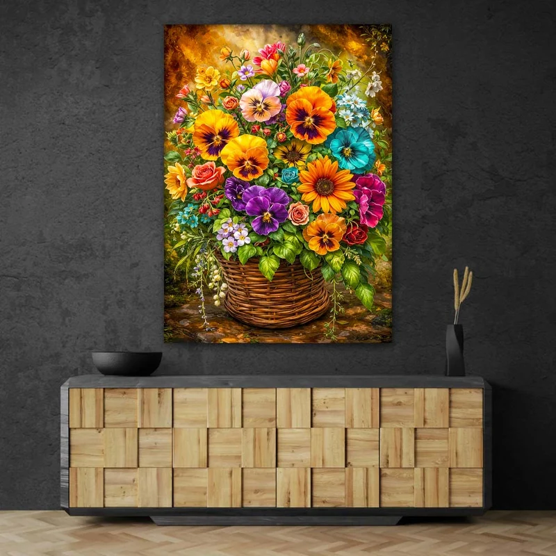 5D Diamond Painting – Blooming Basket