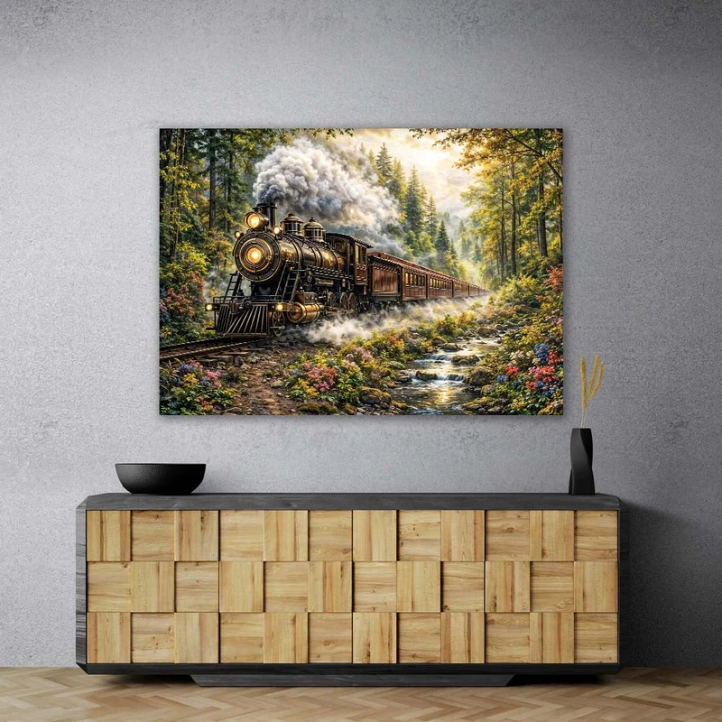 5D Diamond Painting – Journey Through the Pines