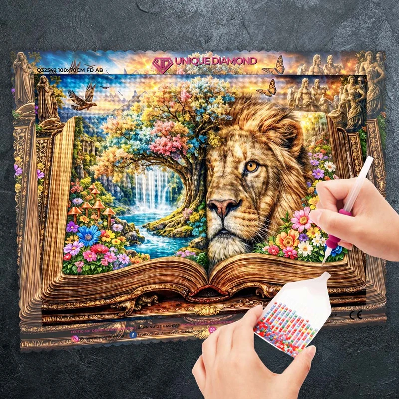 5D Diamond Painting – Tale of the Golden Heart