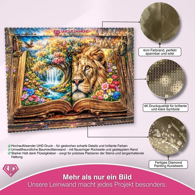 5D Diamond Painting – Tale of the Golden Heart