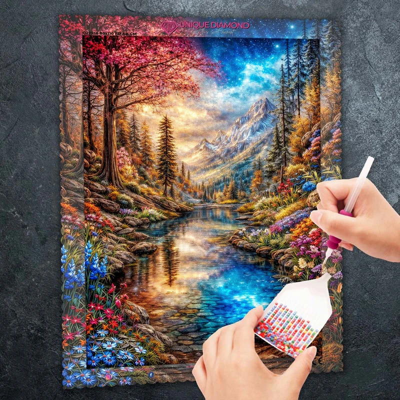 5D Diamond Painting – Aurora's Secret