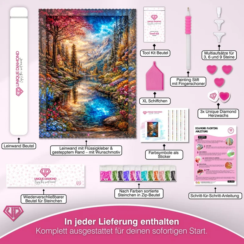 5D Diamond Painting – Aurora's Secret