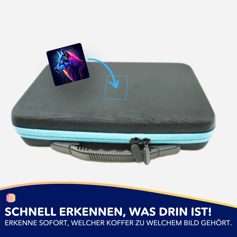 Aufkleber 5er-Set - Krafttier Wolf: Klarheit & Instinkt