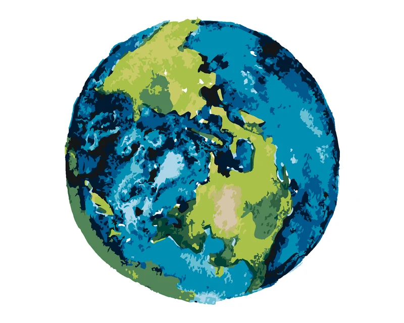 Diamond painting - PLANET ERDE