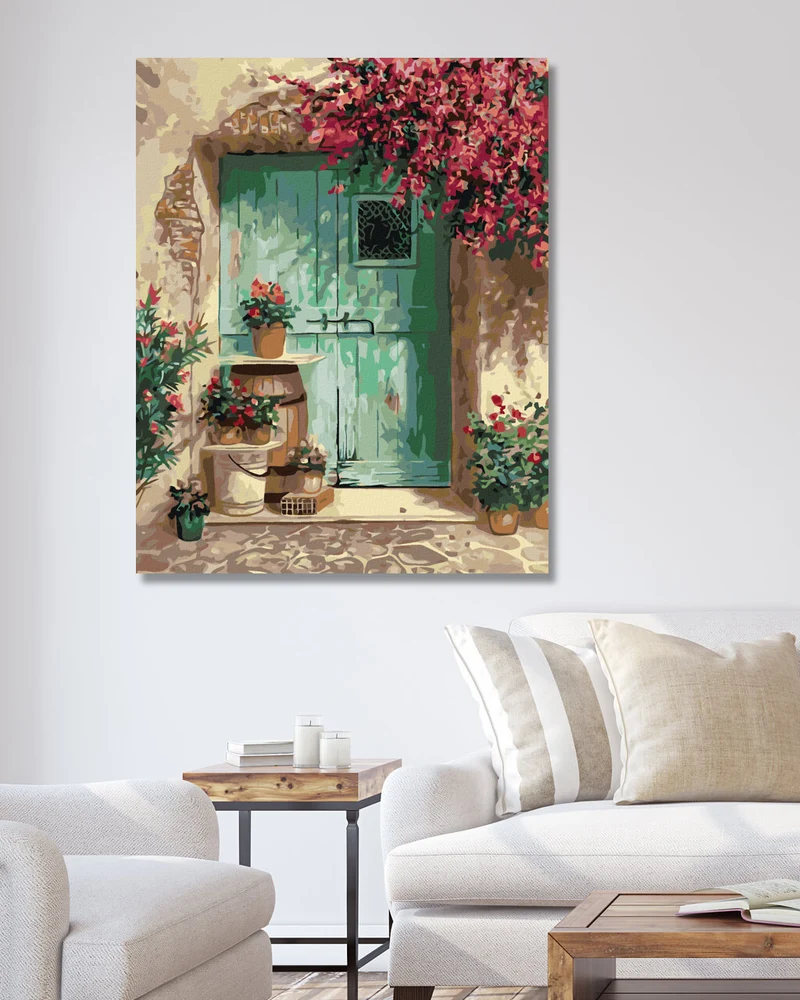 Diamond painting - ALTE TÜREN IN GRIECHENLAND