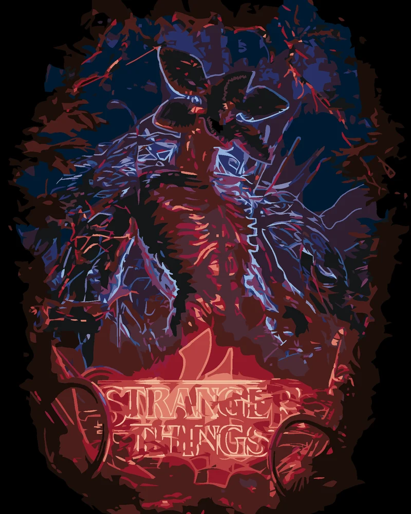 Diamond painting - STRANGER THINGS - DEMOGORGON