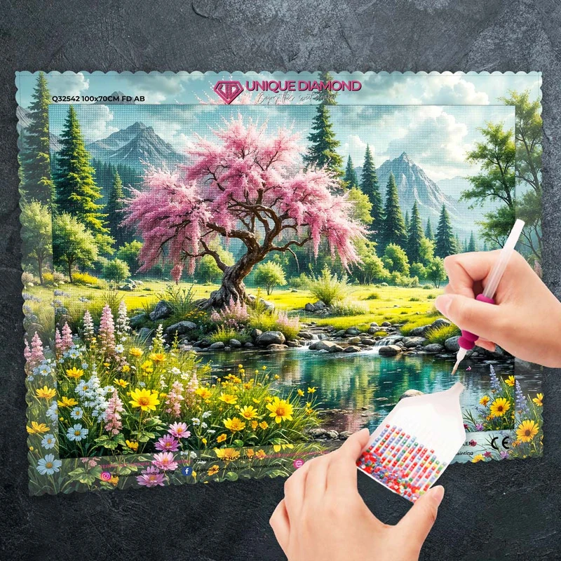 5D Diamond Painting – Whispering Blossom