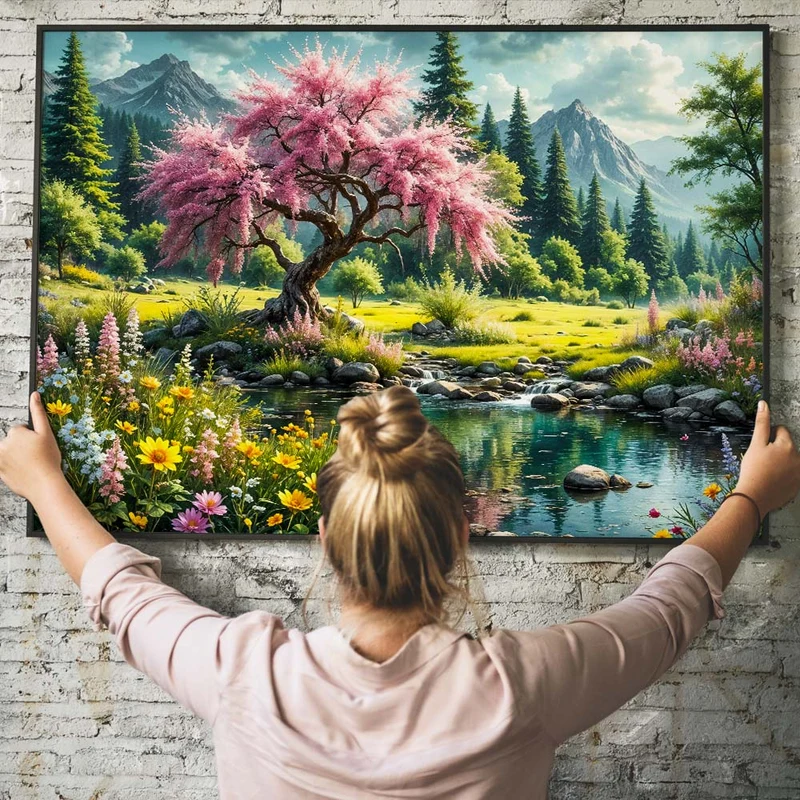 5D Diamond Painting – Whispering Blossom