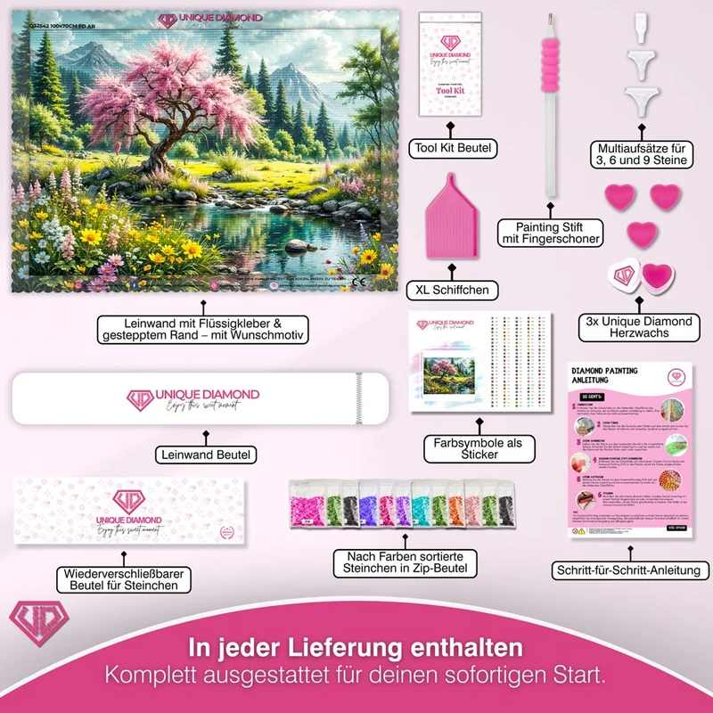 5D Diamond Painting – Whispering Blossom
