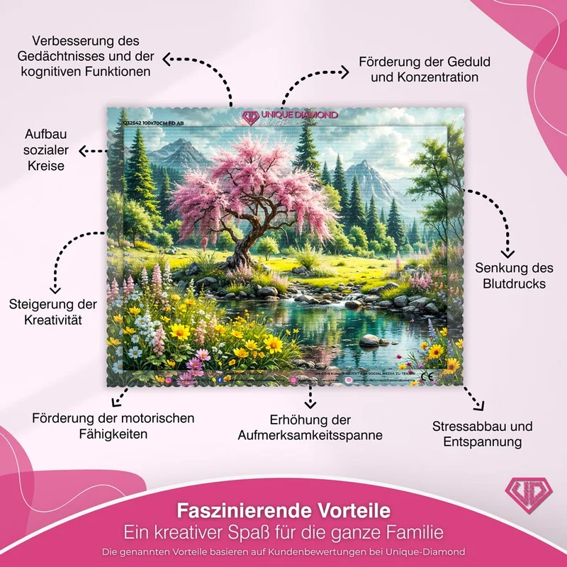 5D Diamond Painting – Whispering Blossom