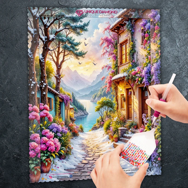 5D Diamond Painting – Pfad zum Licht