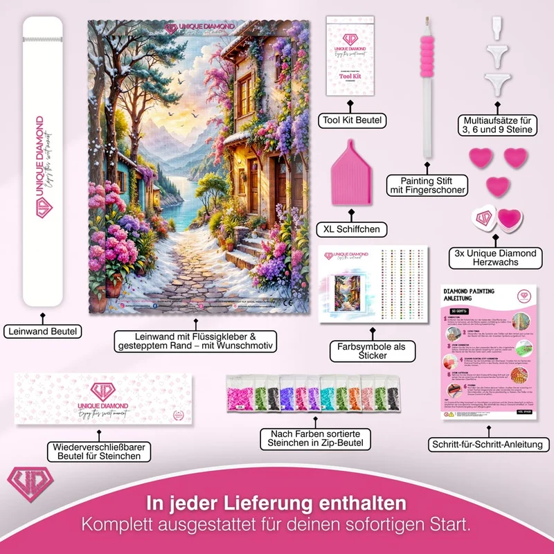 5D Diamond Painting – Pfad zum Licht