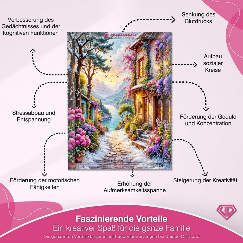 5D Diamond Painting – Pfad zum Licht