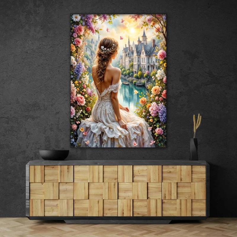 5D Diamond Painting – Princess of the Blooming River